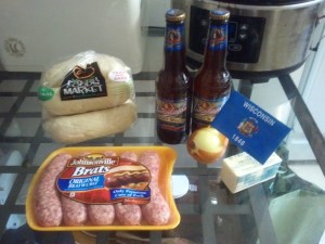Beer Brats (1) ingredients