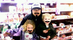 Nick A Grocery Store Mustache Kids