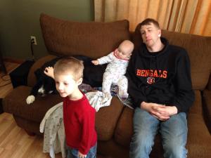 Packers shirt must have been in the wash.